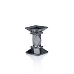 PORTACANDELA IN CRISTALLO GRAY PC. H. 12,5 CM