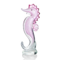 SCULTURA "CAVALLUCCIO MARINO PINK" IN CRISTALL