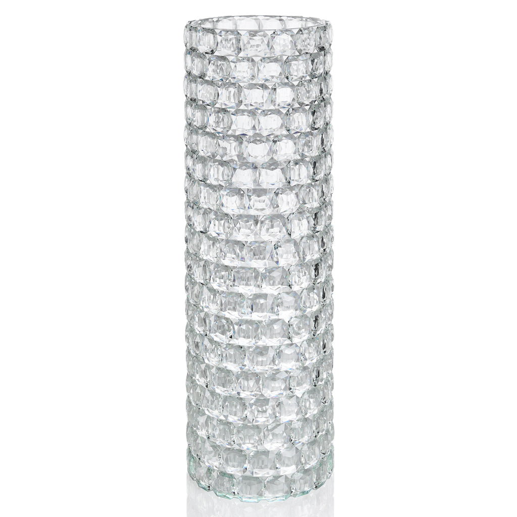 VASO IN CRISTALLO H 42 CM