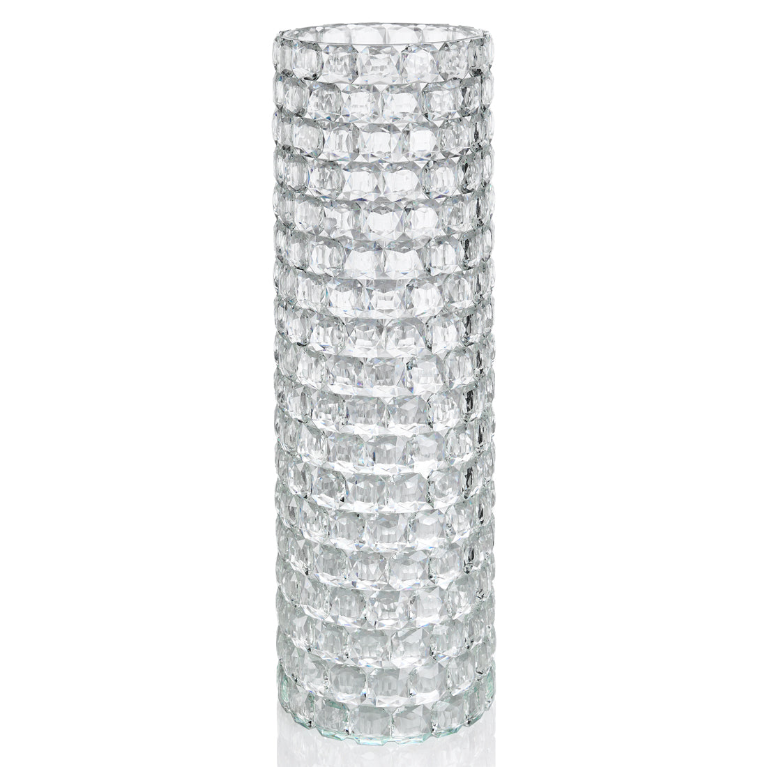 VASO IN CRISTALLO H 42 CM