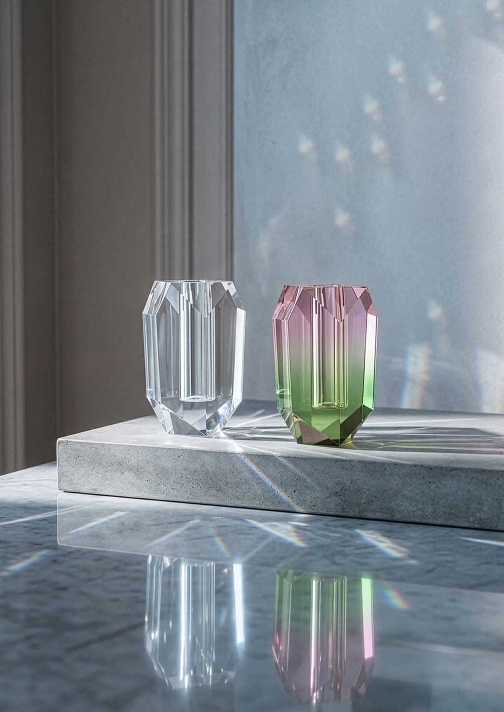VASO IN CRISTALLO H 19 CM