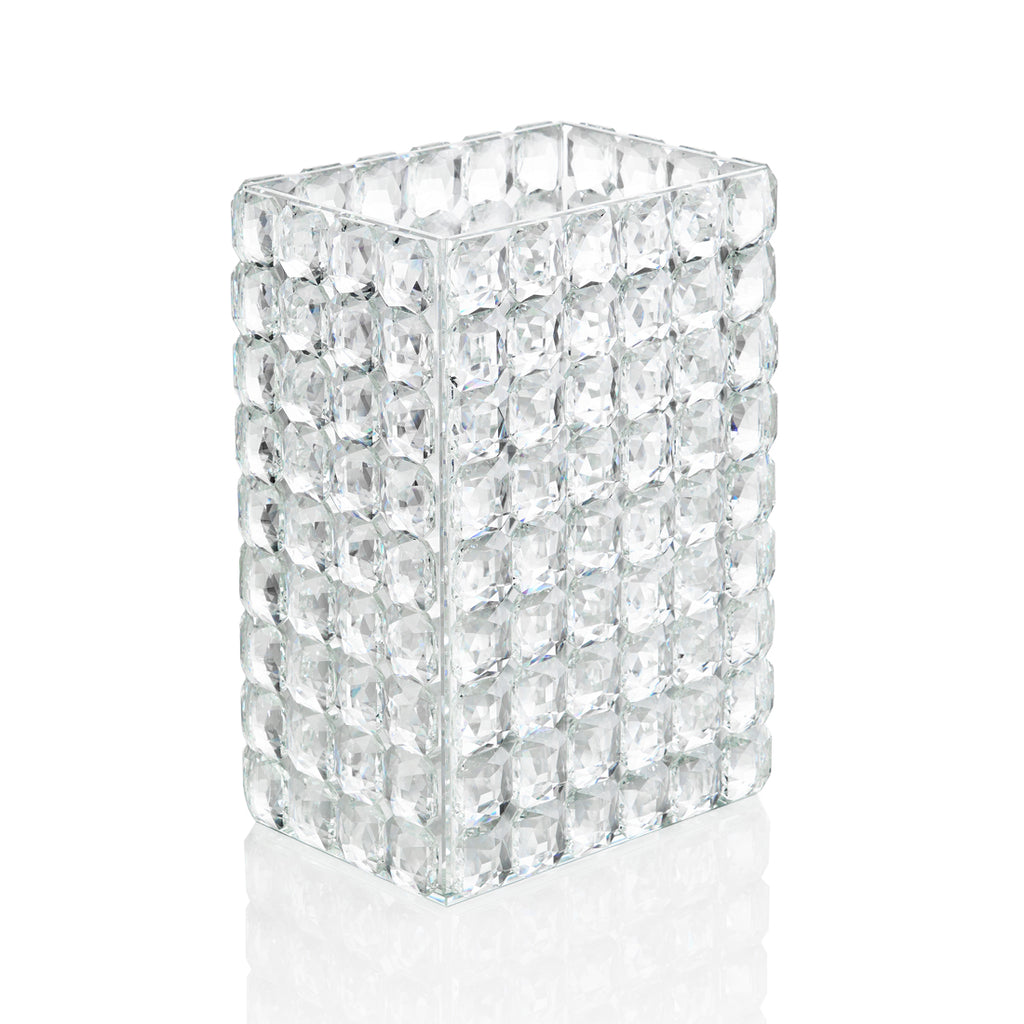 VASO IN CRISTALLO H 21 CM
