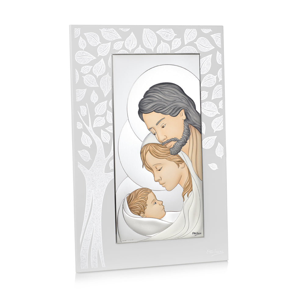 ICONA VERTICALE SACRA FAMIGLIA 30,8X46,3 C/CORN