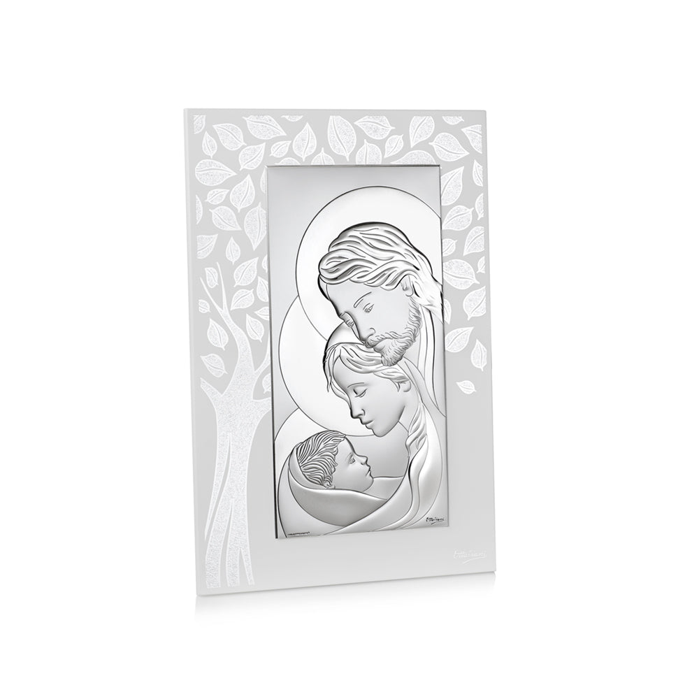 ICONA VERTICALE SACRA FAMIGLIA 30,8X46,3 C/CORN
