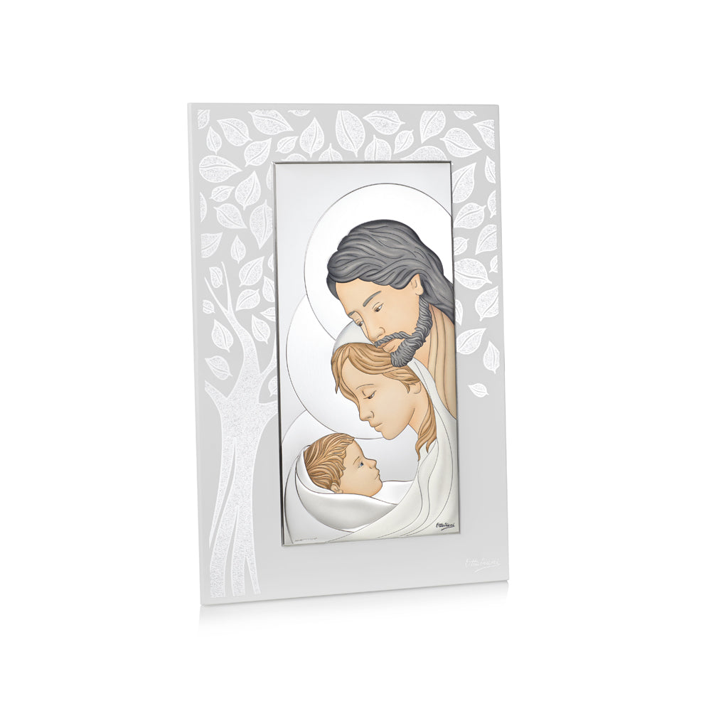 ICONA VERTICALE SACRA FAMIGLIA 30,8X46,3 C/CORN