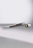 PENNA BIRO BLU CON CHIAVETTA USB 16GB