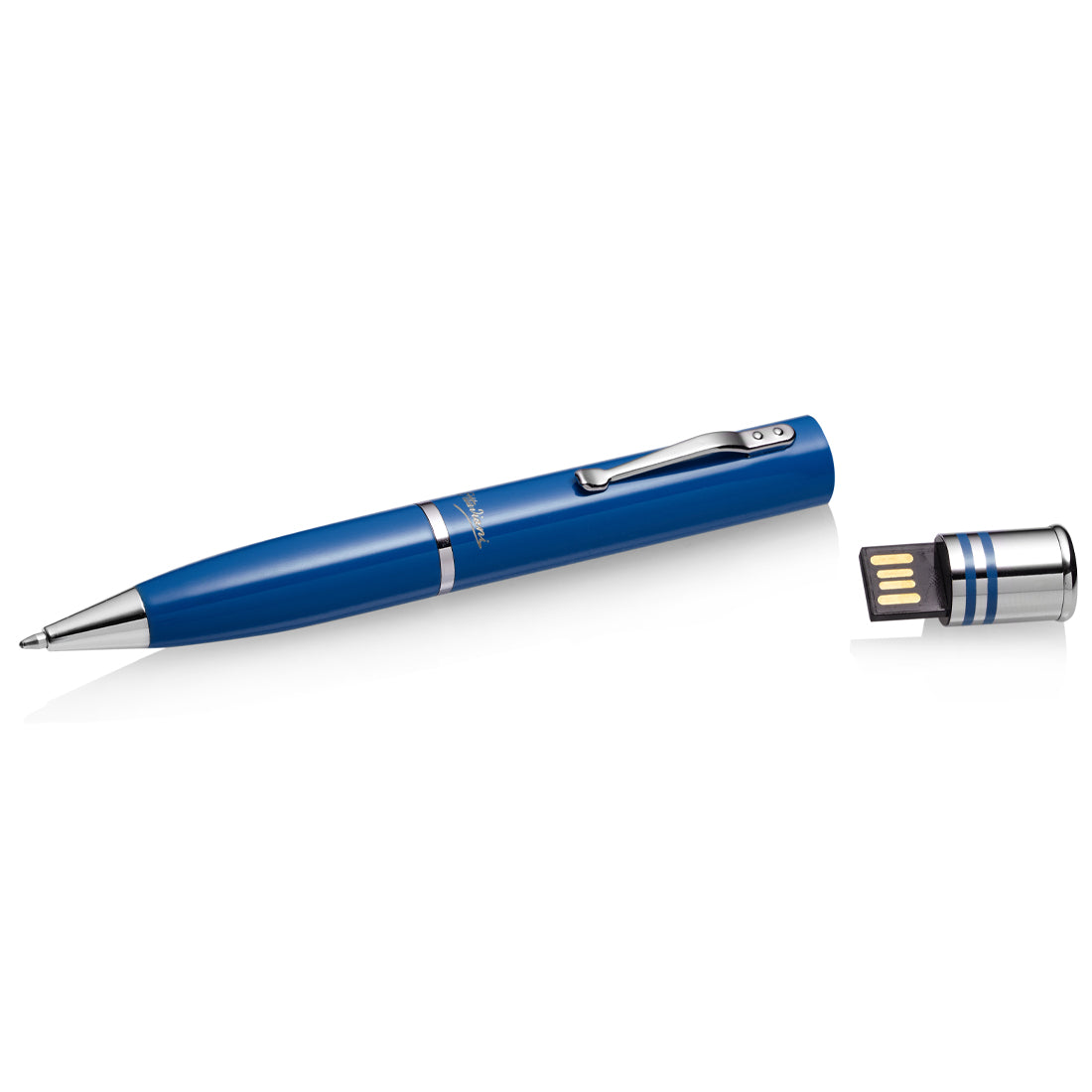 PENNA BIRO BLU CON CHIAVETTA USB 16GB