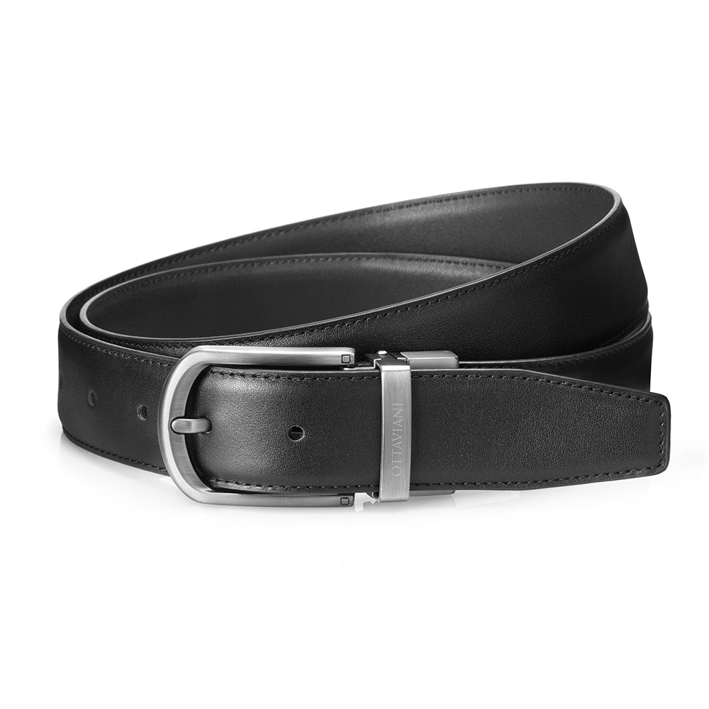 CINTURA IN PELLE NERA