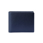 PORTAFOGLIO IN VERA PELLE SAFFIANO BLU