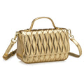 BORSA IN VERA PELLA GOLD