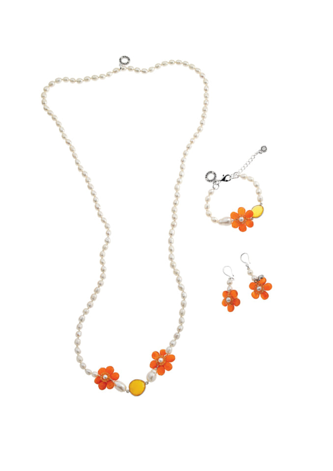 BRACCIALE CON PERLE E CITRINI