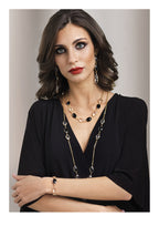 BRACCIALE DORATO CON CRISTALLI