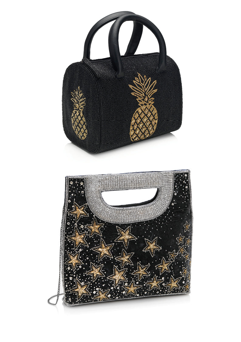 BORSA GIOIELLO RICAMI,CRISTALLI,PERLINE STRASS