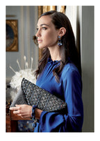 BORSA IN STOFFA CON GLITTER E MICRO PAILLETTES