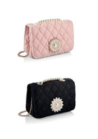 BORSA GIOIELLO TESSUTO CRISTALLI,PERLE,BJ,STRA