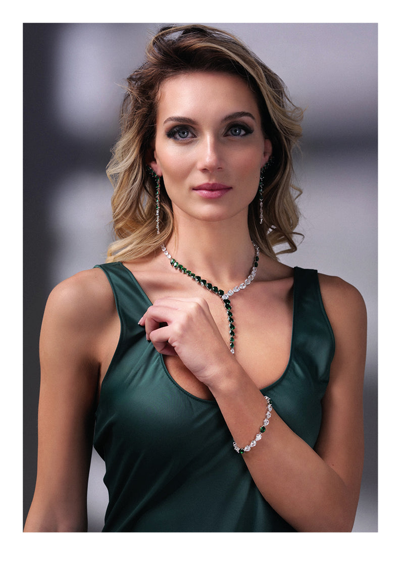 BRACCIALE RODIATO CON CUBIC ZIRCONIA