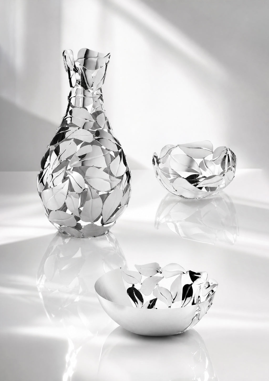 Centrotavola "Foglie"-diam.26cm