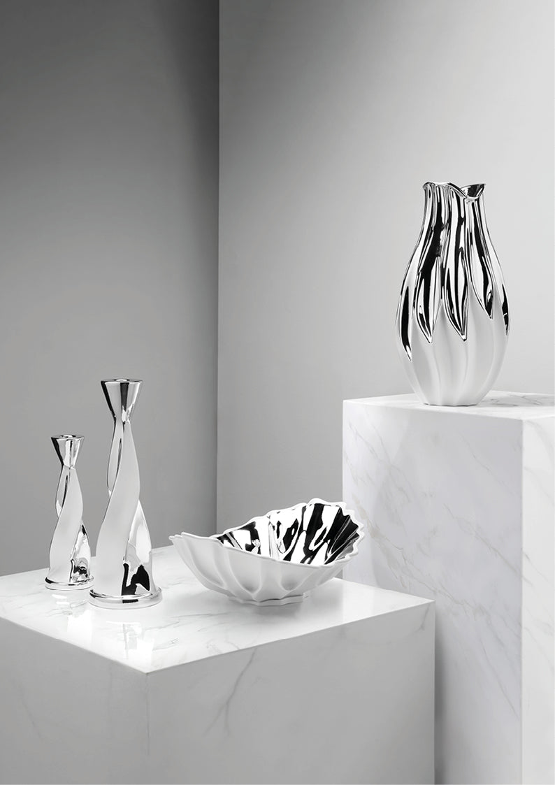 VASO "FLORA" WHITE