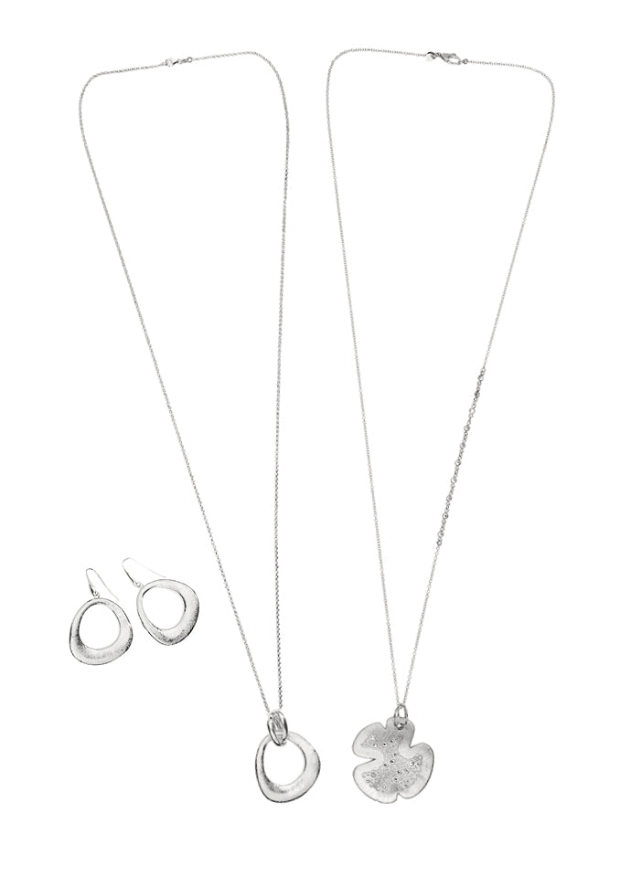 COLLANA"QUADRIFOGLIO"IN ARGENTO