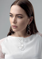COLLANA "DOLCE CUORE" IN ARGENTO/CM.44,5