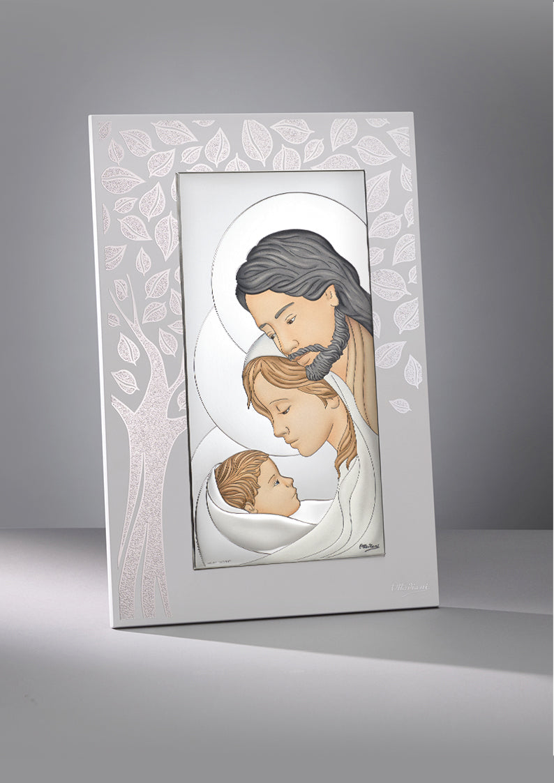 ICONA VERTICALE SACRA FAMIGLIA 30,8X46,3 C/CORN