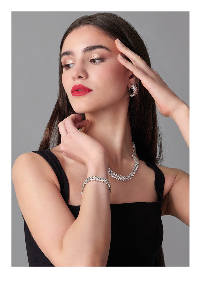 COLLANA CON CUBIC ZIRCONIA