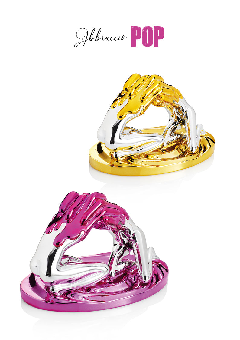 SCULTURA ABBRACCIO "POP" FUCSIA