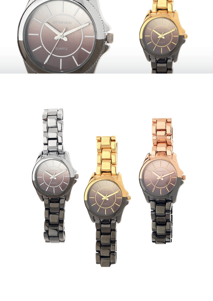 QUARZO SFUMATO ROSE GOLD/NERO
