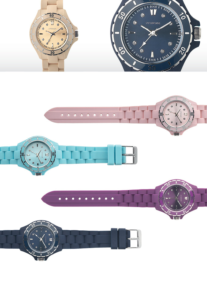 QUARZO SILICONE CELESTE