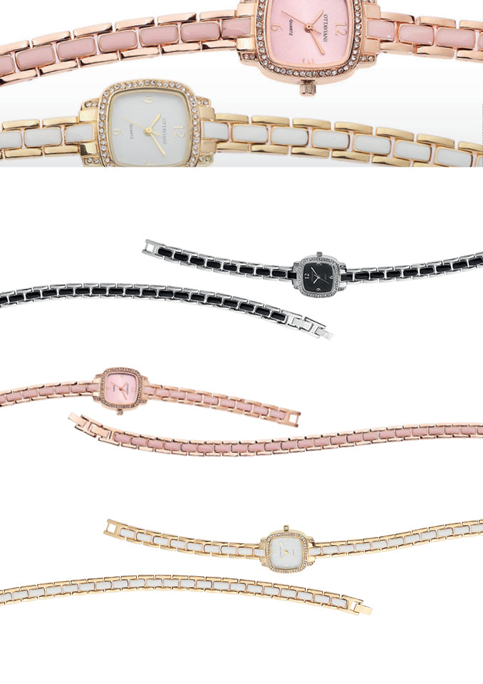 QUARZO ROSE GOLD DOPPIO GIRO ROSA