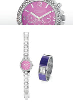 OROLOGIO QUARZO VIOLA LILLA BANGLE