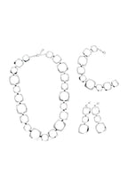 COLLANA"OPTICAL" IN ARGENTO/CM.46