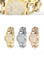 QUARZO BRACCIALE ACCIAIO DORATO